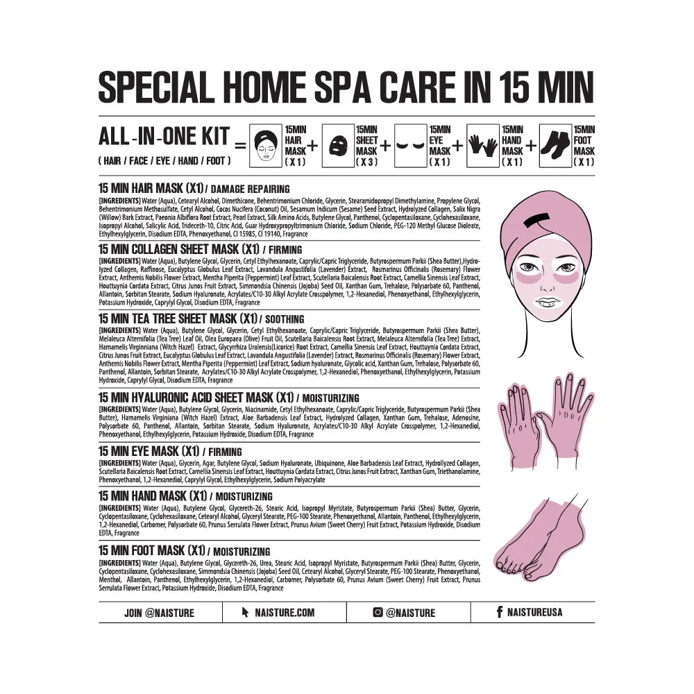 15 Min Pamper Me Kit