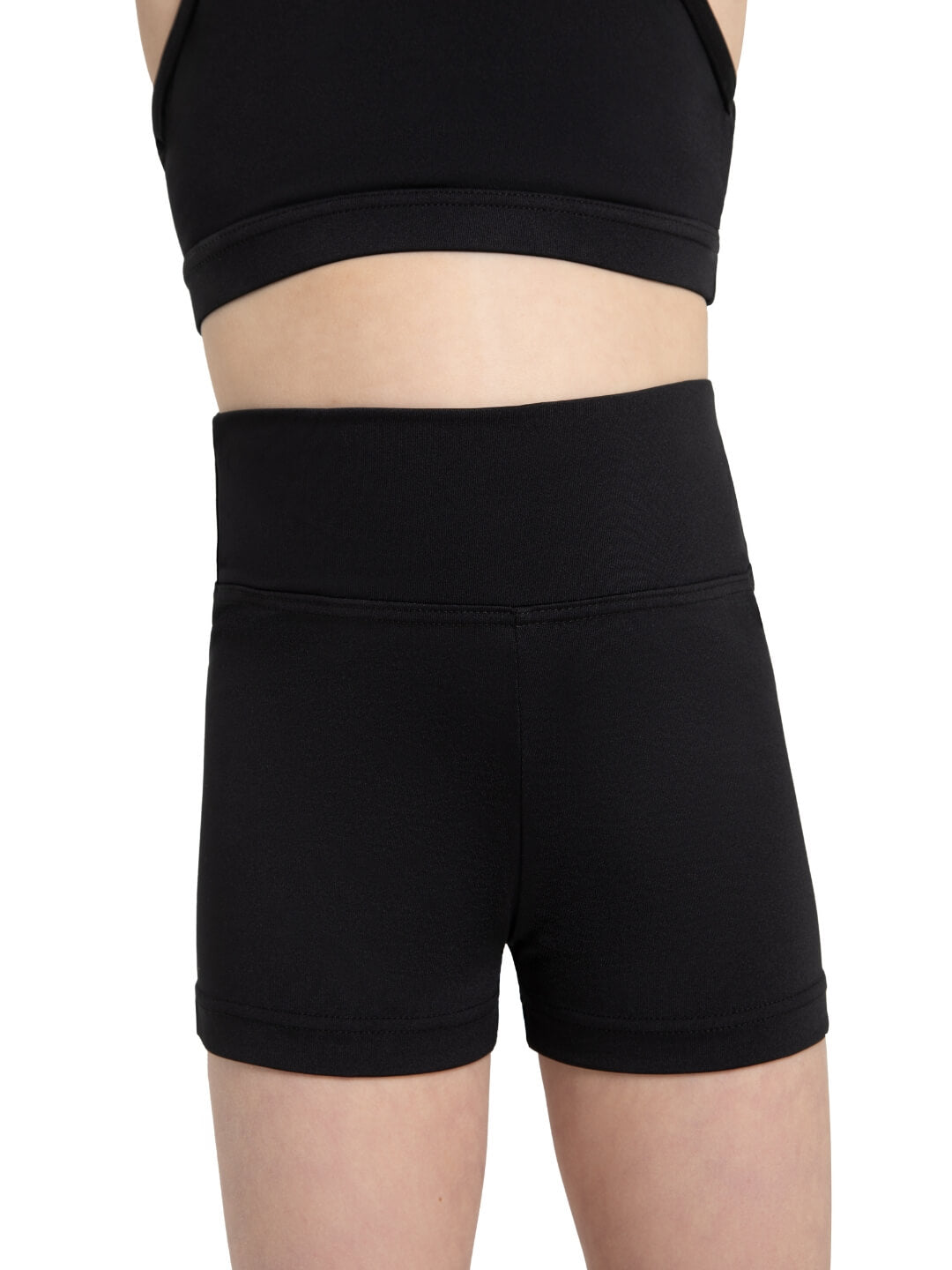 Capezio High Waisted Shorts–Child