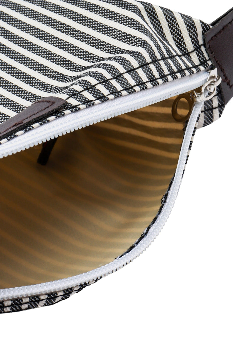 Striped Cosmetic Bag