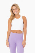 Mono B Ribbed Crop Active Top