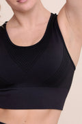 Mono B Striped Seamless Sports Bra–Adult