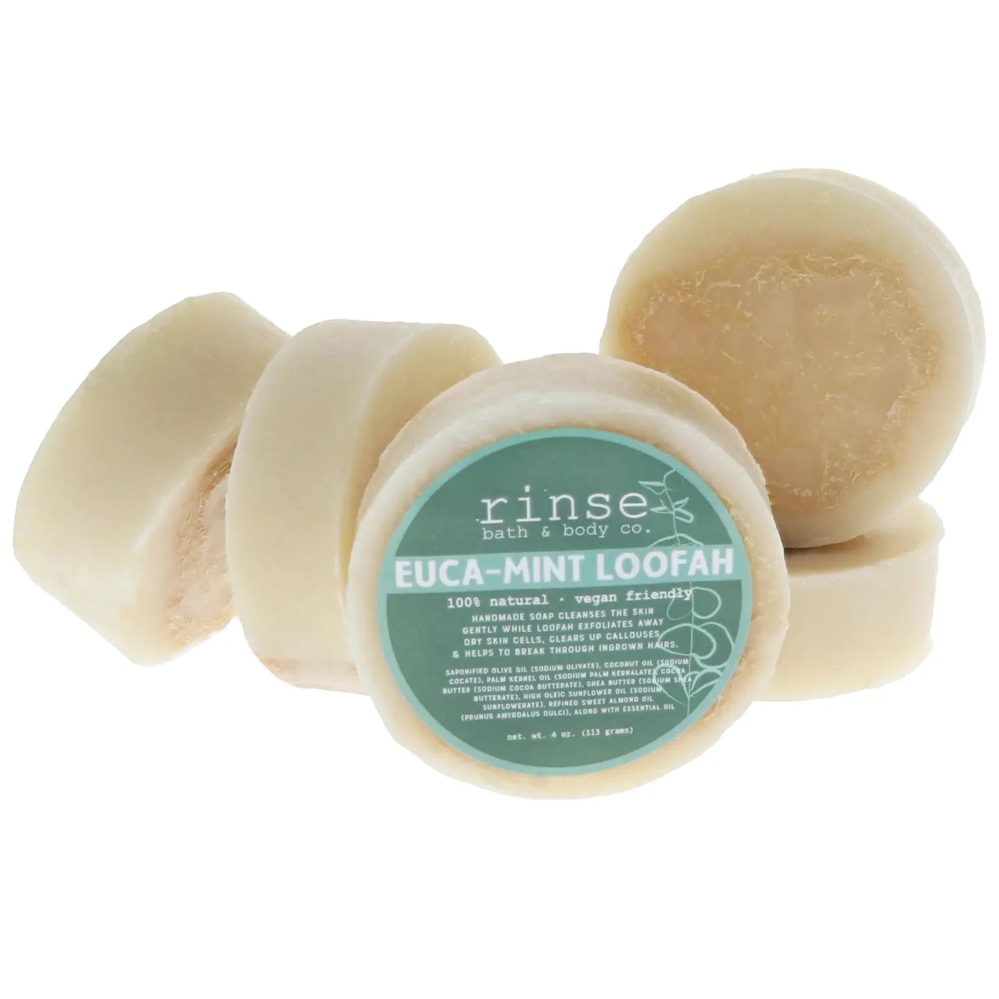Rinse Bar Soap - Euca-Mint Loofah