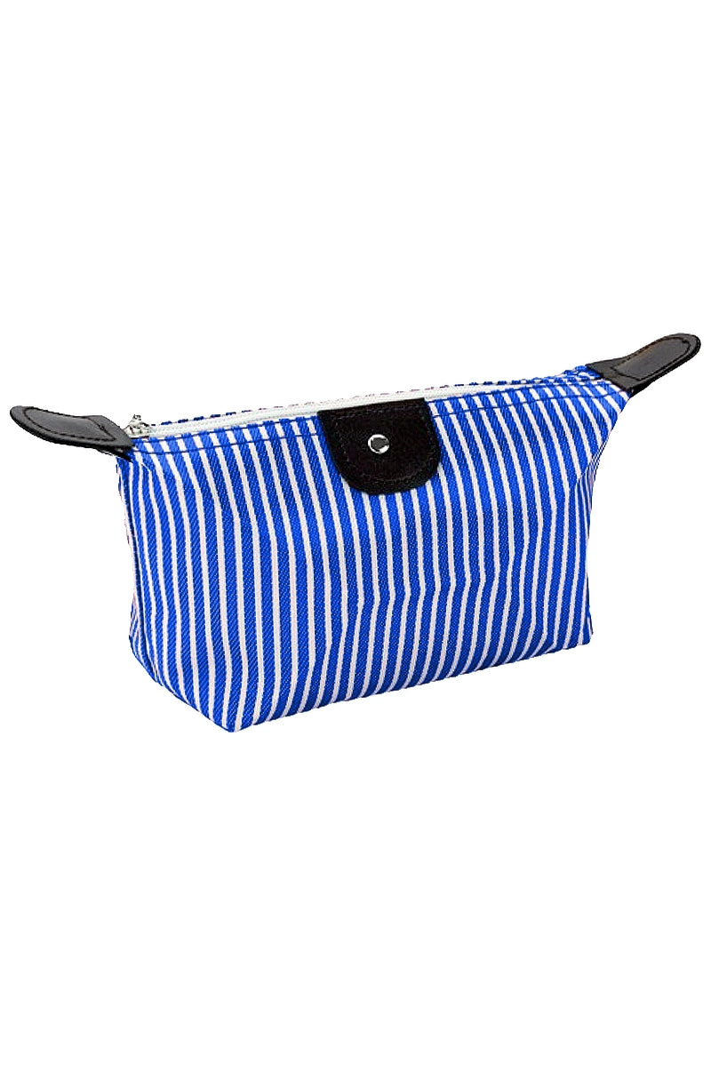 Striped Cosmetic Bag